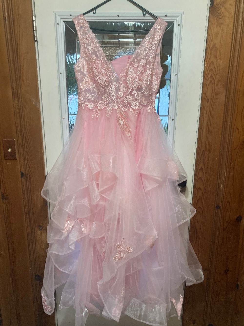 Pink ballroom gown size 10